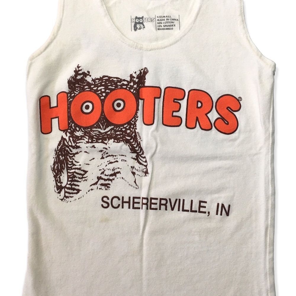 Hooters Logo Waitress Uniform Tank Top View 3